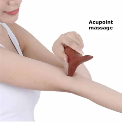 Wood Trigger Point Massage Gua Sha Tools,Professional Lymphatic Drainage Tools,Wood Therapy Massage Tools for Back Leg Hand Face 4