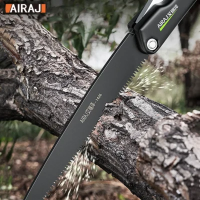 AIRAJ 1pc Extended Multi-functional Hand Saw, Woodworking Portable Steel Saw, Outdoor Tree And Camping Hand Saw 4