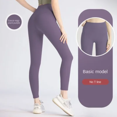 LULU S-3XL 2023 Hot Sale Fitness Lenggings Female Full Length Leggings Running Pants Comfortable And Formfitting Yoga Pants 5