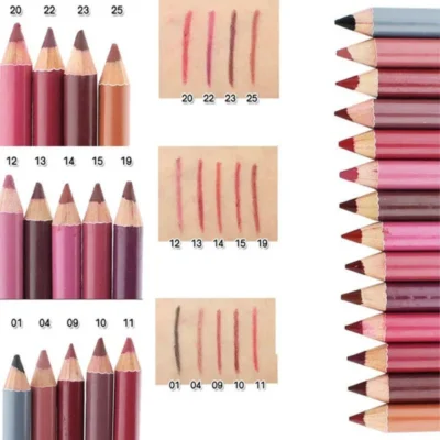 28Color New Professional Wood Lip liner Waterproof Lady Charming Lip Liner Soft Pencil Makeup Women's Long Lasting Cosmetic Tool 3