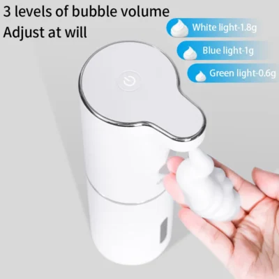Automatic Foam Soap Dispensers Bathroom Smart Washing Hand Machine With USB Charging White High Quality ABS Material 5