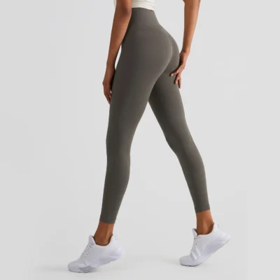 LULU S-3XL 2023 Hot Sale Fitness Lenggings Female Full Length Leggings Running Pants Comfortable And Formfitting Yoga Pants 1