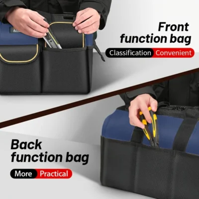 AIRAJ Multifunctional Tool Bag Oxford Cloth Electrical Bag Waterproof and Wear-Resistant Large Capacity Storage Bag 6