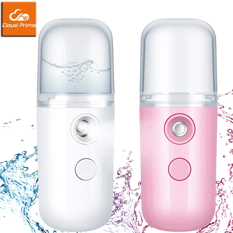 30ML Mini Facial Steamer Facial Sprayer USB Nebulizer Humidifier Moisturizing Hydrating Women Beauty Skin Care Tool 1