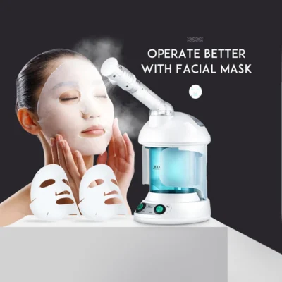 KSKIN Custom Hot Sale Face Mist Spray Portable Facial Steamer For Face Professional Ionic Facial Steamer 6