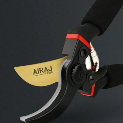 AIRAJ 1pc Multifunctional Pruning Shear Garden Tools Heavy Duty Ultra Sharp Hand Pruners, Professional Garden Scissors 5
