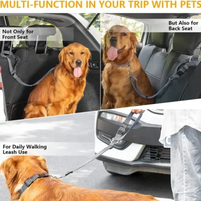 Pet Products Universal Practical Cat Dog Safety Adjustable Car Seat Belt Harness Leash Puppy Seat-belt Travel Clip Strap Leads 6