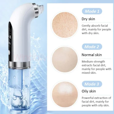 2023 Blackhead Remover Pore Vacuum Cleaner Electric Micro Small Bubble Facial Cleasing Machine USB Rechargeable Beauty Device 6