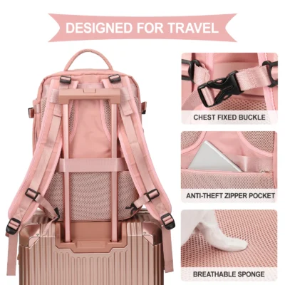 Women Travel Backpack Wizzair Cabin Backpack 40x30x20 Airplane, Large Capacity Waterproof Casual Bag Suitcase Laptop Backpacks 6