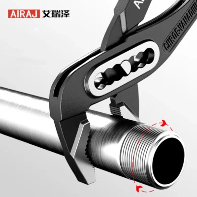 AIRAJ 8/10/12 Inch Water Pump Pliers Quick-release Plumbing Pliers Combination Pliers Plumber Hand Tools 3