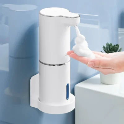 Automatic Foam Soap Dispensers Bathroom Smart Washing Hand Machine With USB Charging White High Quality ABS Material 6