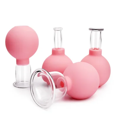 Rubber Face Massager Vacuum Cupping Face Skin Lifting Facial Cups Anti Cellulite Cup Anti-Wrinkle Cupping Therapy Facial Tool 6