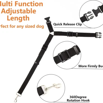 Pet Products Universal Practical Cat Dog Safety Adjustable Car Seat Belt Harness Leash Puppy Seat-belt Travel Clip Strap Leads 5