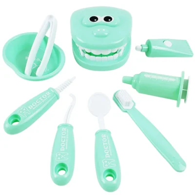Montessori Educational Toys Children Early Learning Doctors Dentist Role Play Kits Kid Intelligence Brushing Tooth Teaching Aids 3