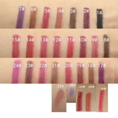 28Color New Professional Wood Lip liner Waterproof Lady Charming Lip Liner Soft Pencil Makeup Women's Long Lasting Cosmetic Tool 6