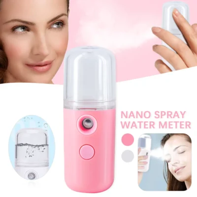 30ML Mini Facial Steamer Facial Sprayer USB Nebulizer Humidifier Moisturizing Hydrating Women Beauty Skin Care Tool 3