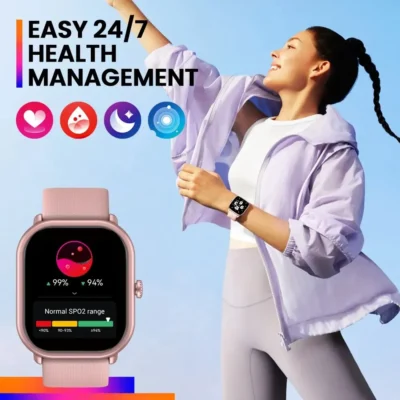 New Zeblaze GTS 3 Pro Voice Calling Smart Watch Ultra-big HD AMOLED Screen Health and Fitness Tracking Smartwatch for Men Women 3