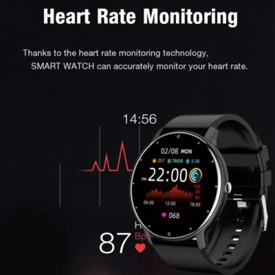 LIGE 2024 New Men Smart Watch Real-time Activity Tracker Heart Rate Monitor Sports Women Smart Watch Men Clock For Android IOS 3