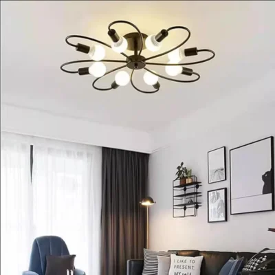 Nordic Ceiling Light LED Living Room Bedroom Light Modern and Minimalist Room Internet Red and Creative Lighting Fixtures 5