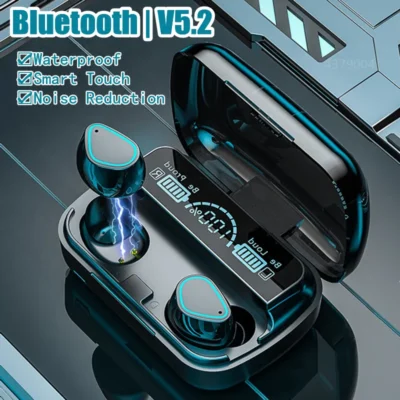 2024 New Bluetooth 5.2 Wireless TWS Earphone Smart Touch Call Headset Waterproof Noise Canceling Headphones for All Smartphones 1