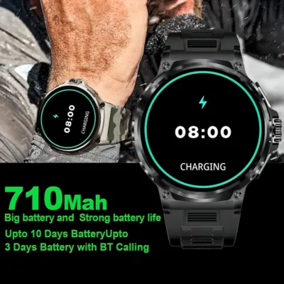 COLMI V69 1.85 Inch HD Bluetooth Call Smart Watch Men Sports Fitness Tracker Heart Monitor 710mAh Smartwatch For XIAOMI Android 4