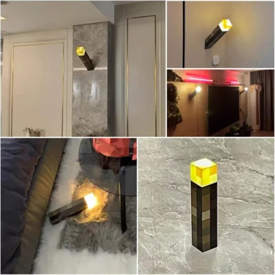 Brownstone Flashlight Torch Lamp Bedroom Decorative Light LED Night Light USB Charging with Buckle 11inch Children Gift 2