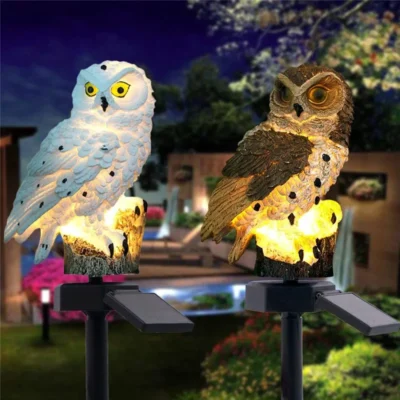 Solar Lamp Owl Animal Solar Garden Lights Solar Powered Solar Led Light Outdoor Garden Decoration Lamp Waterproof Solar Lights 1