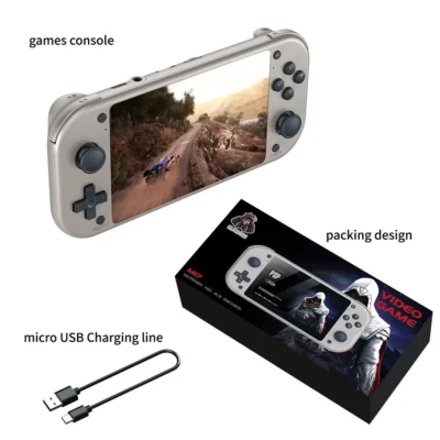 BOYHOM M17 Retro Handheld Video Game Console Open Source Linux System 4.3 Inch IPS Screen Portable Pocket Video Player for PSP 6