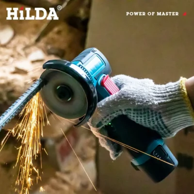 HILDA 12v Mini Angle Grinder Rechargeable Grinding Tool Polishing Grinding Machine For Cutting Diamond Cordless Power Tools 4