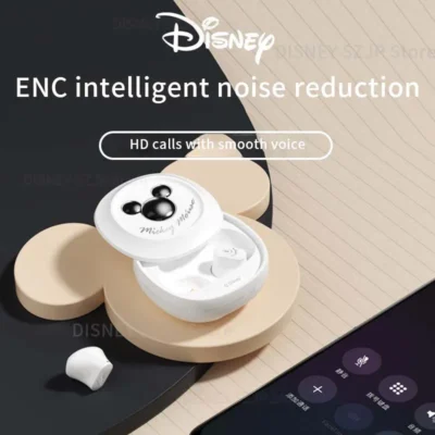 Disney Mickey Sliding Cover Wireless Bluetooth Earphones D68 HIFI Stereo Sound HD Call Headsets Long Endurance Noise Reduction 3