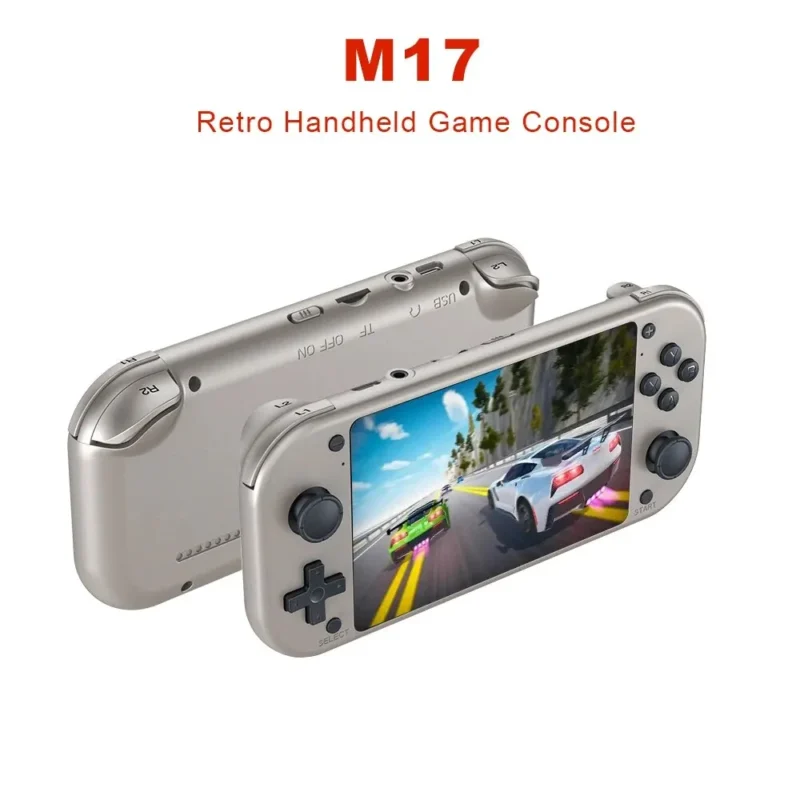 BOYHOM M17 Retro Handheld Video Game Console Open Source Linux System 4.3 Inch IPS Screen Portable Pocket Video Player for PSP 1