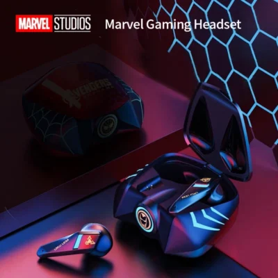Disney Marvel BTMV15 Iron Man Wireless TWS Bluetooth Earphone Noise Reduction Sports Gaming Waterproof Earbuds with Mic Headsets 6