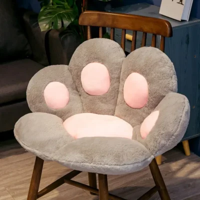 70*60cm Kawaii Cat Paw Plush Toys Cute Soft Stuffed Floor Cushion Chair Sofa Butt Pad for Home Room Decoration Office Nap Dolls 6