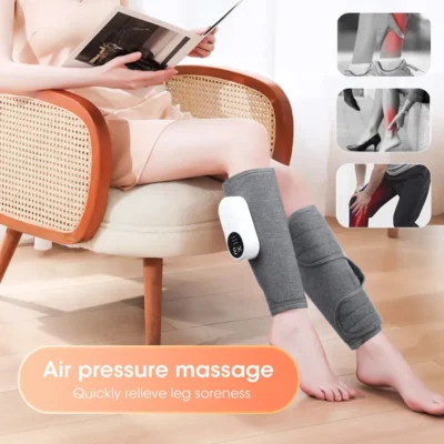 Leg Massager 360° Air Pressure Calf Massager Presotherapy Machine Household Massage Device Hot Compress Relax Leg Muscles 2