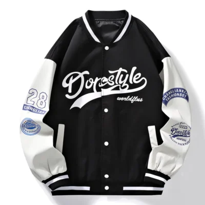 Spring and Autumn New Baseball Suit Jacket Men's Coat Trendy Loose Casual Jacket 3