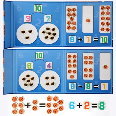 Kids Math Arithmetic Magnetic Digital Decomposition Arithmetic Montessori Games For Baby Early Learning Education Children's Toy 4