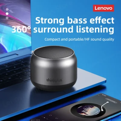 100% Original Lenovo K30 Portable Hifi Bluetooth Wireless Speaker Waterproof USB Outdoor Loudspeaker Music Surround Bass Box Mic 1