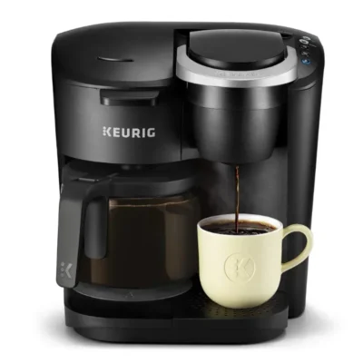 K-Duo Essentials Single Serve K-Cup Pod & Carafe Coffee Maker, Black or Moonlight Gray 1
