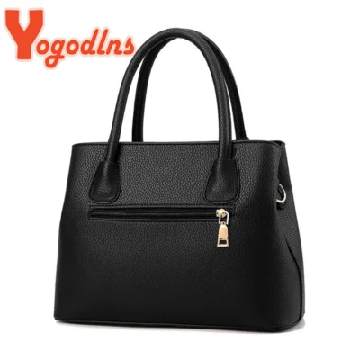 Yogodlns Famous Designer Brand Bags Women Leather Handbags New Luxury Ladies Hand Bags Purse Fashion Shoulder Bags 3
