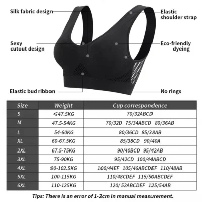 Seamless Mesh Women Sports Bras Fitness Gym Running Underwear Shockproof Bra Wireless 6XL Plus Size Crop Top Breathable Yoga Bra 3