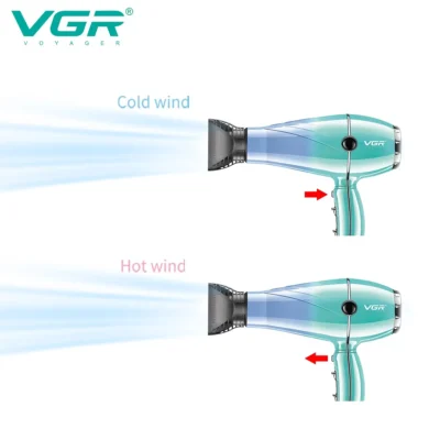 VGR Hair Dryer Professional Hair Dryer 2400W High Power Overheating Protection Strong Wind Drying Hair Care Styling Tool V-452 3