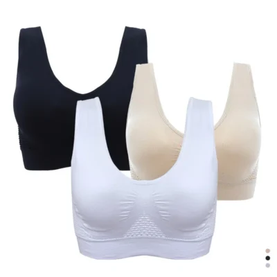 Breathable Women's Tops Hollow Out Sports Bras Gym Running Fitness Yoga Bra Sportswear Padded Push Up Sports Tops 5