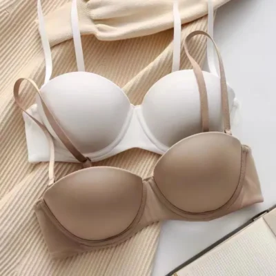 Seamless Bras For Women Soft Underwear Push Up Bra 1/2 Cup Bralette Comfort Invisible Brassiere Nonwire Simple Sexy Lingerie 1