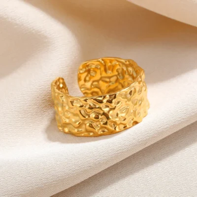 Ring for Women Stainless Steel Angel Feather Gold Color Rings Female Vintage Jewelry Finger Accessories Free Shipping Anillos 5