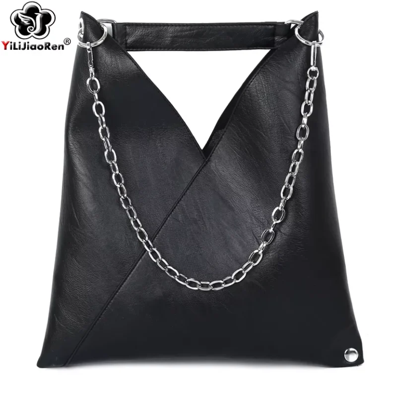 Fashion Leather Handbags for Ladies Luxury Handbags Women Bags Designer Large Capacity Tote Simple Chain Shoulder Bag Female 1