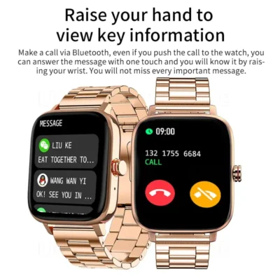 LIGE Men Smart Watch Women Custom Dial Smartwatch For Men Android IOS Waterproof Bluetooth Watches Full Touch Bracelet Clock Man 2