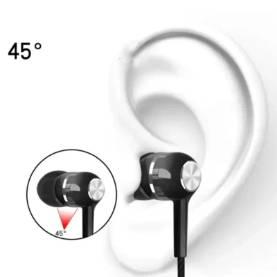 Wired Headphones 3.5mm Sport Earbuds with Bass Phone Earphones Stereo Headset with Mic volume control Music Earphones 3