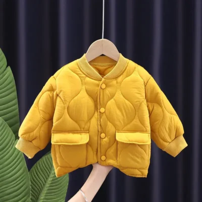 2023 New Children Parkas Winter Jacket for Boys Girls Warm Top Coat Kids Thicken Velvet Jackets Baby Coats Soft Casual Outerwear 3