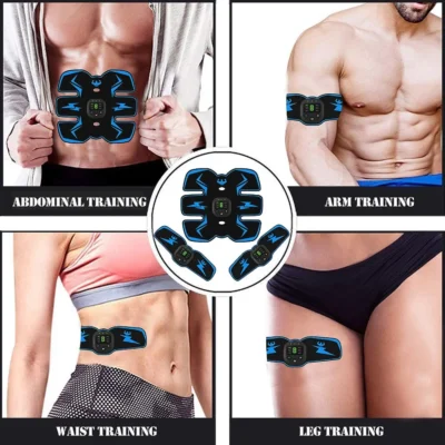 EMS Wireless Muscle Stimulator Trainer Smart Fitness Abdominal Training Electric Weight Loss Stickers Body Slimming Massager 5
