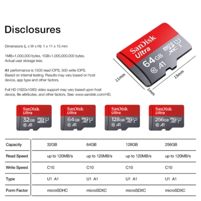 Ultra microsd 128GB 32GB 64GB 256GB 512GB A1 Micro SD Card SD TF Flash Card Memory Card Class 10 for Phone 6
